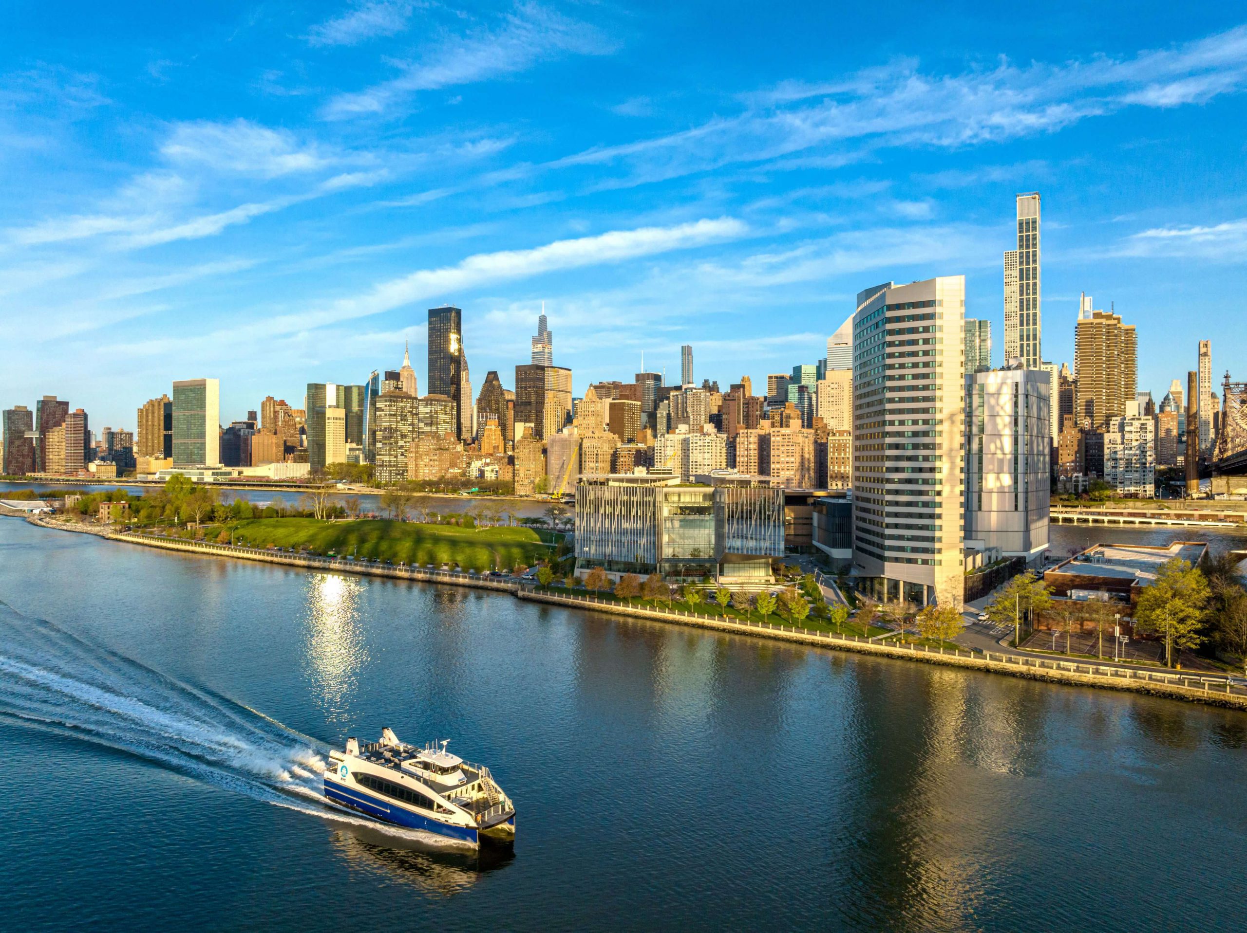 Cornell Tech Campus and the East River
